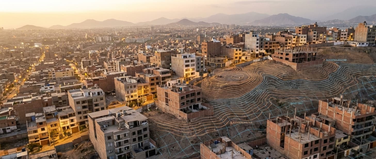 Servicio de saneamiento físico-legal con vista aérea de dron - Norte Urbano