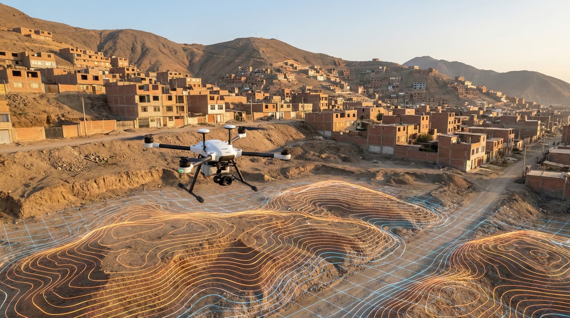 Levantamiento topográfico con drone - Norte Urbano